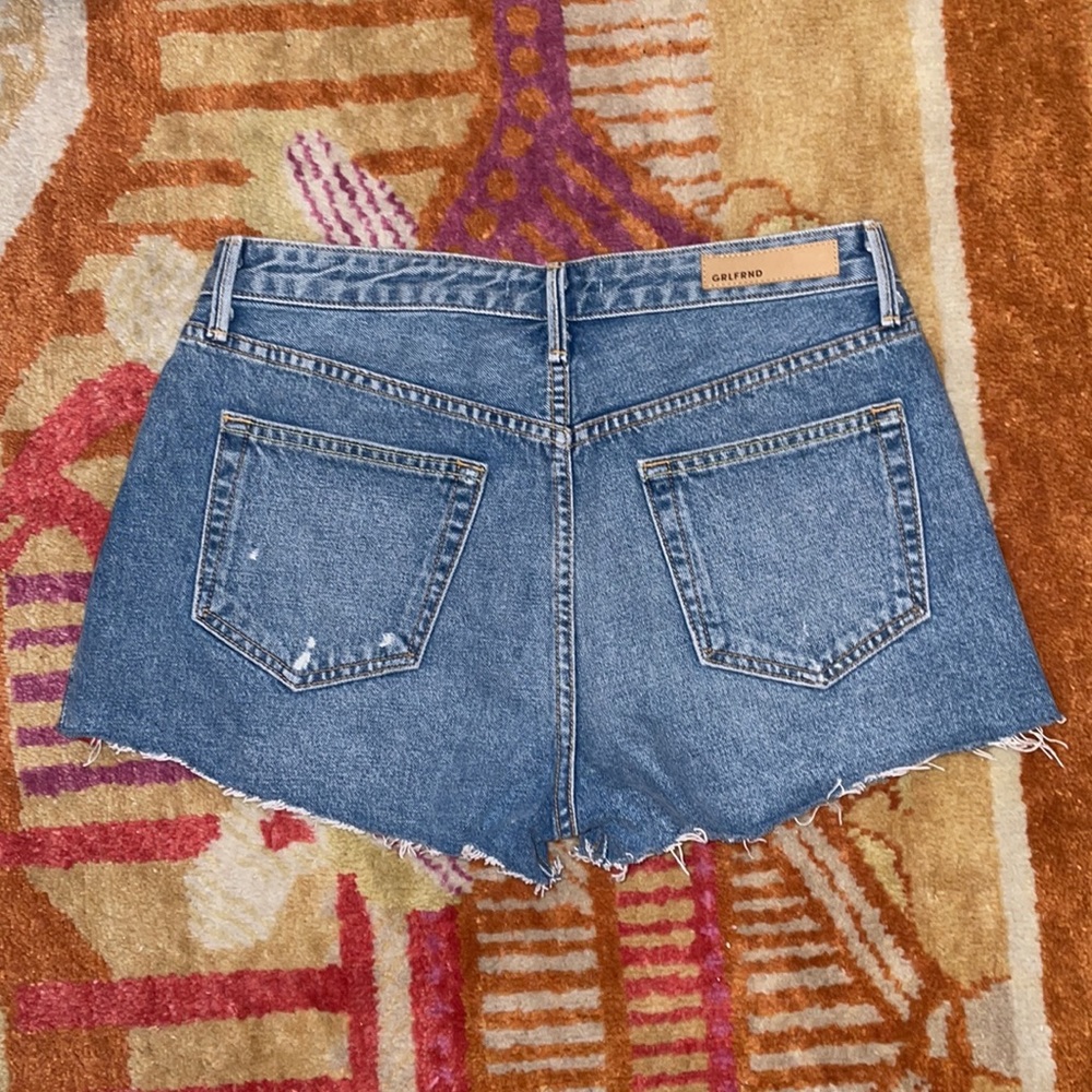 GRLFRND Cindy Cutoff Button Fly Jean Shorts in Lady Marmalade SZ 29 EUC - Picture 5 of 7